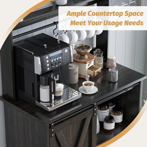 Cross-border minimalist <b>sideboard</b> for home use, living room, wall-mounted coffee utensil <b>storage</b> cabinet, multi-functional - Product Image 4