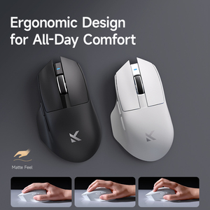 MCHOSE G7 Wireless <b>Mouse</b> RGB Backlit 6 Buttons Both Hands Ergonomic Design Office Gaming Sports Three-mode Wired 2.4G - Product Image 3