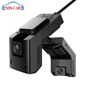 T2 hd 4k painel de controle, mini câmera escondida, 4g embutido, cassete wi-fi e gps, gravador de vídeo digital de carro