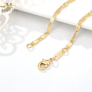 JML 2026 Nueva Moda Baño de Oro 14k Collar de Cadena Estrella Plana Corte Diamante de 2.5mm con Cierre de Langosta para Hombres y Mujeres - Product Image 2
