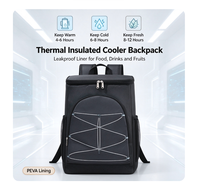 Sac à dos isotherme 20L moderne et souple, étanche, pour glace sèche, camping, pêche, plage, randonnée, extérieur, vin