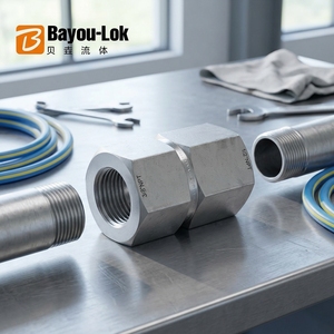 Raccord <span class=keywords><strong>de</strong></span> valve en acier inoxydable 316L, raccord femelle égal, couplage Bayou-Lok NPT BSP, connecteur <span class=keywords><strong>de</strong></span> tuyau - Product Image 5
