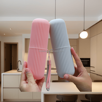 Gobelet de voyage pour brosse à dents – Étui portable pour le voyage et le camping – Protège et range votre brosse à dents – Articles de bain et de toilette