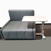 Bureau d'ordinateur portable moderne à domicile pour hôpital Bureau réglable en hauteur debout-assis-ascenseur Table à roulettes pour salle à manger Atelier de bureau