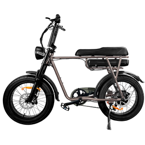 Bicicleta Eléctrica Urbana con Llantas Gruesas de 20 Pulgadas y 250W, Batería de Litio, Cuadro de Aleación de Aluminio, 7 Velocidades Shimano, Disponible en Almacén de la UE en 2025 - Product Image 3