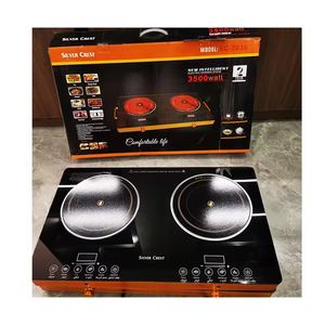 Piastre a doppio bruciatore 3500w vetro pceramico fornello a induzione ad alta potenza a infrarossi elettrodomestico da cucina - Product Image 1