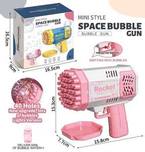Nuove Pistole Spara Bolle Giocattolo per Bambini, Lanciarazzi Elettrico Automatico per Esterni, Macchina Spara Bolle per Bambini e Bambine, Regalo - Product Image 6