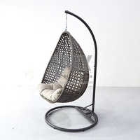 Ballerines de jardin extérieur, lit à bascule, 60 cm, avec auvent, chaise suspendue