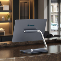 Terminal de point de vente Android 15,6 pouces à écran tactile unique, angle réglable, avec certification Google GMS, en alliage d'aluminium