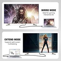 Câble DVI DVI-D Dual Link 24+1 Mâle-Mâle 5M Haute Vitesse pour Moniteur de Jeu PVC Plaqué Or IP67 25V PC DVD Projecteur
