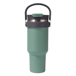 <b>Large</b> Capacity 40oz Stainless Steel Tumbler 304 Double Wall Vacuum Insulated <b>Flask</b> with Straw for Outdoor Car Cup Thermos - Product Image 3