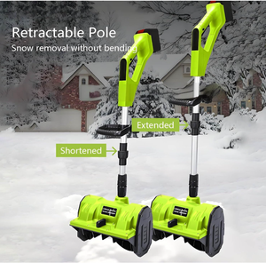 Pala quitanieves eléctrica inalámbrica sin escobillas <span class=keywords><strong>para</strong></span> mujeres, con batería de 21 V, herramienta ligera <span class=keywords><strong>para</strong></span> quitar nieve en entradas de vehículos, patios y caminos. - Product Image 1