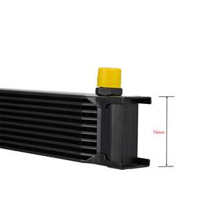 Refroidisseur d'huile moteur en alliage d'aluminium de qualité supérieure AN8 AN10 type britannique bleu noir argent pour système de refroidissement de voiture de course radiateur d'huile - Product Image 2