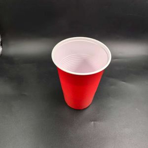Vasos de Plástico Desechables de 16oz, Material PP, Color Blanco, Rojo y Negro, Personalizables con Logotipo, para Fiestas - Product Image 2