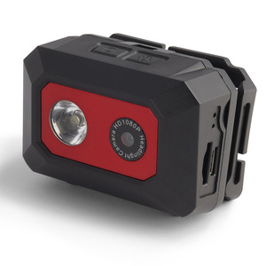 Head Mounted Action Camera Hd1080p Led Flashlight Sos Signal Outdoor Sports Motorcycle Riding - Product Image 2