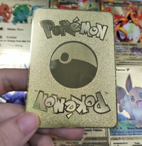 Giao dịch thẻ trò chơi EX/GX/huấn luyện viên/ENGERGY Charizard thẻ GX thép không gỉ kim loại vật liệu vàng - Product Image 3