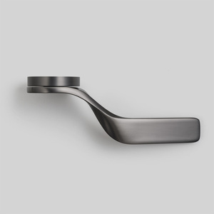 <span class=keywords><strong>Maniglia</strong></span> per Porta Interna in Acciaio Nero Satinato Design Moderno Coppia di Maniglie Ritorte in Lega di Zinco per Uso Interno - Product Image 3