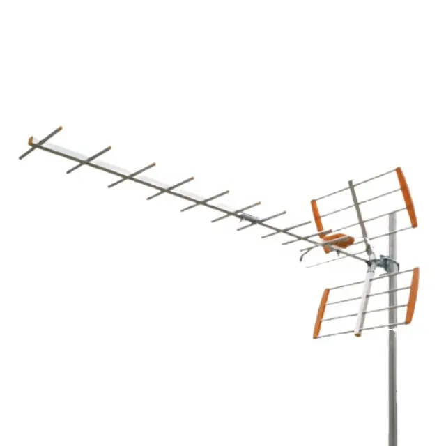 Factory Customization Twelve - cell DTMB Ground - wave High - gain Remote Yagi Antenna Fishbone Reflector Rack TV Antenna