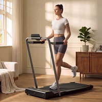 Tapis roulant à moteur DC brossé 0,75 CV avec écran LED, plage de vitesse de 1,0 à 12,0 km/h pour la marche et la course en intérieur