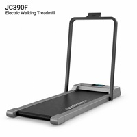 Treadmill Elektrik JC390F dengan Pegangan Lipat, Area Berjalan 1000x380mm, Motor 1.5 HP, Kemiringan Manual