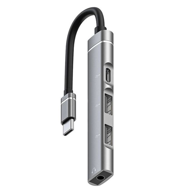 4 in 1 HUB Adapter for Charging USB OTG Audio-Expand Your Type C Port with One Hub for Mobile Phones Brand New Condition