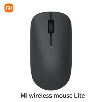 Souris sans fil Mi Lite 2,4 GHz USB optique 1000 DPI ergonomique pour droitiers, souris de jeu avec piles AAA pour PC/ordinateur portable en stock