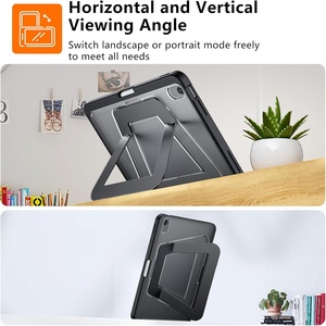 Coque ergonomique fine pour <span class=keywords><strong>iPad</strong></span> <span class=keywords><strong>Mini</strong></span> <span class=keywords><strong>6</strong></span> / 7 avec support pour stylet intégré et support multi-angles réglable pour l'éducation - Product Image 4