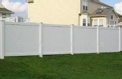 White popular style plastic vinyl privacy pvc panel yard fencing fencing  trellis   gates for garden pvc fencing panels prices