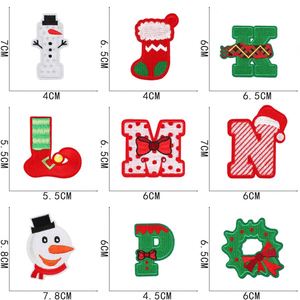 Quick Delivery New Iron on Christmas Theme Letter Patches for Decoration - Product Image 5