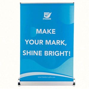 Factory Price Mini Retractable <b>Banner</b> Stand Table Top Roll up <b>Banner</b> - Product Image 5