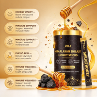 Lotion de Résine de Shilajit Pur de l'Himalaya Marque Blanche 19-en-1 Soutien Énergétique pour Adultes Faible MOQ