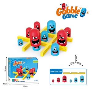 Jeu de société Cultivate Puzzle Gobble pour enfants, stratégie, 2 joueurs, jeu de tic-tac-toe de table, jouets éducatifs, jeu interactif familial - Product Image 4