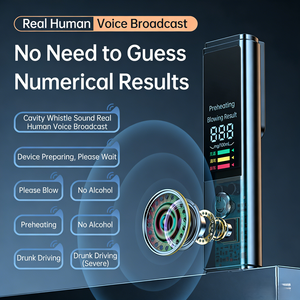 Alcoholímetro Profesional C09 |   Alta Precisión para Uso Personal/Conductor + Respuesta Rápida + Recargable - Product Image 3