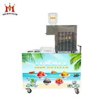 Machine à smoothie personnalisée machine à neige glace machine à flocon de neige rasé continu machine à glaçons flocon de neige pour magasin de desserts