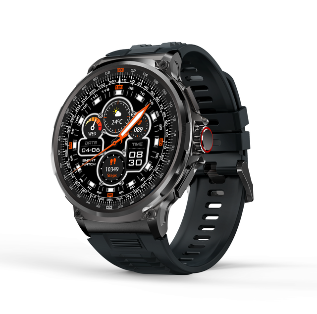 Latest OEM Wearable Devices Water Proof Man Round Shape Sport Fitness Digital Smart Watch