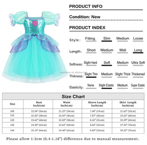 Niñas <span class=keywords><strong>Sirenita</strong></span> Ariel Princesa Vestido Cosplay Disfraces <span class=keywords><strong>para</strong></span> Niños Bebé Niña Sirena Vestir Conjuntos Niños Ropa <span class=keywords><strong>de</strong></span> Halloween - Product Image 2