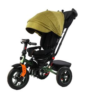 Haute qualité bébé tricycle pédale siège de rotation à 360 degrés avec poignée de poussée enfants monter sur tricycle - Product Image 2