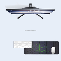 Tapis de souris gaming XXL, grand tapis de bureau antidérapant avec base en caoutchouc, protection étendue pour bureau à domicile, 31,5''x11,8'', en stock