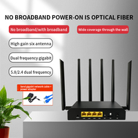 Nuevo producto Openwrt de doble banda WiFi MT7981B CAT12 4G LTE módem openwrt WiFi 4G enrutador con ranura para tarjeta SIM