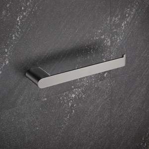 Juego de accesorios de baño DB de 5 piezas con acabado de acero inoxidable cepillado níquel patrón cuadrado para el hogar Hotel toallero de acero - Product Image 4