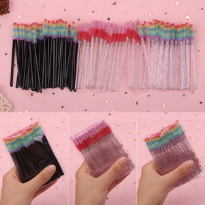 Strumento per il trucco delle estensioni delle ciglia all'ingrosso accessori per pennelli per l'estensione delle ciglia bianche con pennello e pinzette e benda per gli occhi - Product Image 4