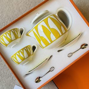 Wholesale Horse Series Best-selling 7-piece <b>Set</b> of Coffee Pot Cups and Saucer <b>Set</b> - Product Image 4