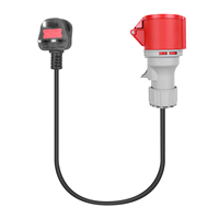 Prix d'usine - Ensemble de prises et connecteurs CEE rouges - Conforme aux normes Schuko, SABS, australiennes, suisses - Accessoires pour chargeurs de véhicules électriques portables
