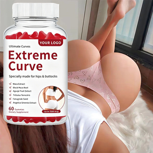 Gomitas BBL Totalmente Naturales, Sin Gluten, Sin OMG, Mezcla de Maca para Mujeres, Crecimiento de Cadera y Glúteos, Apoyo al Apetito, Suplemento Herbal, OEM, ODM - Product Image 1
