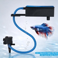 Pompe submersible 3-en-1 pour aquarium : filtration, circulation d'eau et oxygénation – Filtre supérieur pour aquarium (vente en gros)