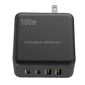 100W PD <b>USB</b> <b>C</b> Charger 4-Port Wall Charger with 2 <b>USB</b>-<b>C</b> and 2 <b>USB</b>-A Fast Charging Block for MacBook Pro Pad Pro - Product Image 1