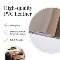 Meilleur prix pour les commandes importantes : Rouleau de cuir synthétique PVC doré à l'aspect cuir véritable, cuir PVC gaufré pour canapé