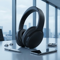 Auriculares BT 6.0 ANC con Controlador de Neodimio de 40 mm, Cancelación Activa de Ruido, Auriculares Inalámbricos Over-Ear, Sonido Estéreo HiFi, Micrófono