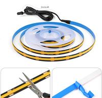 Kit de bande LED COB 12V à intensité variable par commande tactile pour éclairage de cuisine, armoire, placard, décoration intérieure