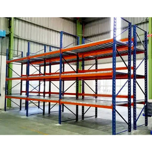 מתלה מפלדה פלדה כבדה מחסן מתכוונן מדפים - Product Image 1